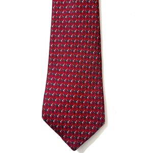 CHRISTIAN DIOR Silk Tie, red